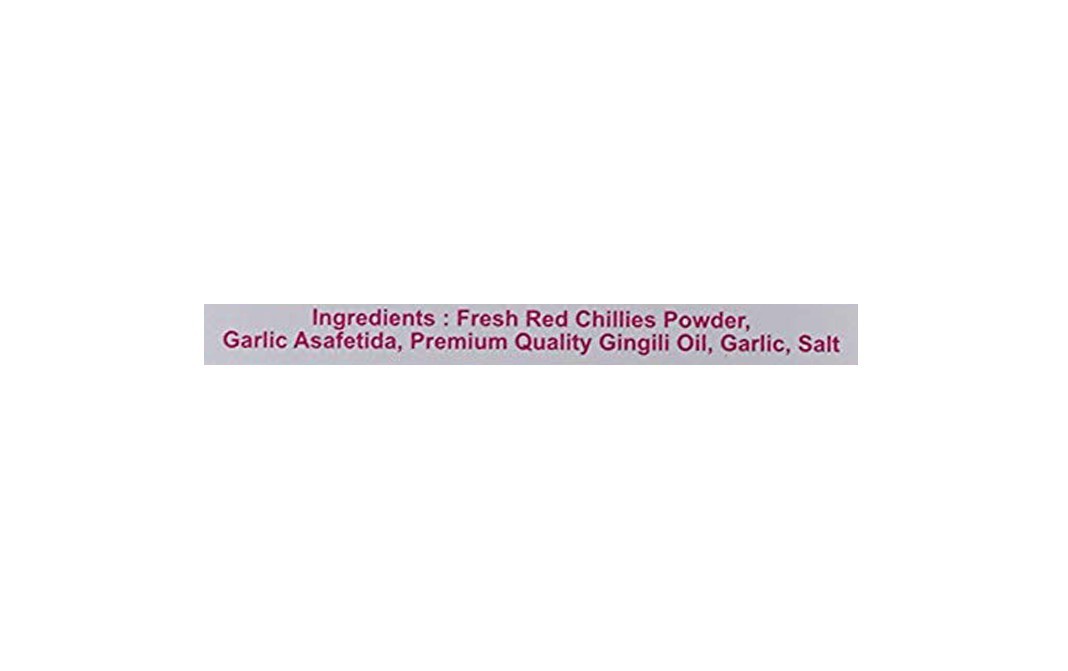 Lakshmi's Andhra Pickles & Podi's Velluli Karam Podi Red Chillies/Garlic Curry Masala   Pack  300 grams